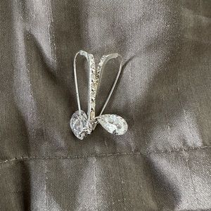 Silver earrings